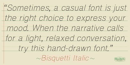 Bisquetti Font Poster 8