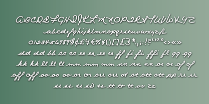 Barbara Script BH Font Poster 2