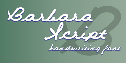 Barbara Script BH Font Poster 1