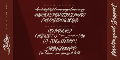 Shilten Font Poster 9