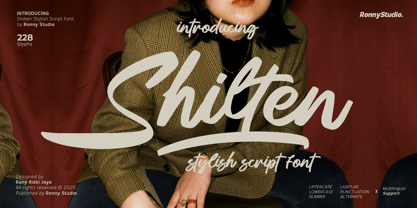Shilten Font Poster 1