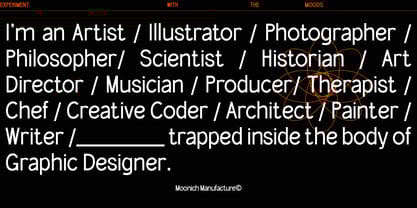 Moonich Manufacture Font Poster 4