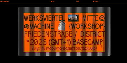 Moonich Manufacture Font Poster 2