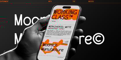 Moonich Manufacture Font Poster 5