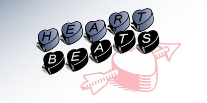 HeartBeats BH Font Poster 1