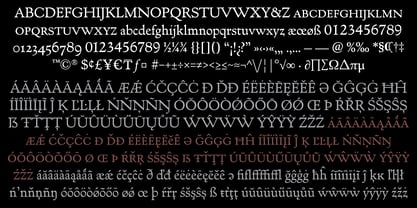 Goudy Lanston Font Poster 5