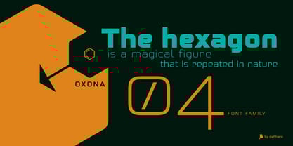Oxona Font Poster 2
