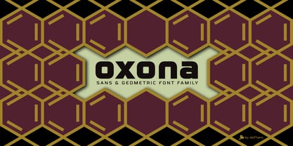 Oxona Font Poster 12