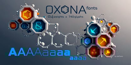 Oxona Font Poster 4