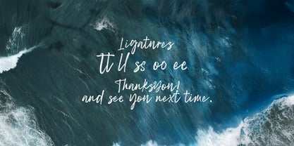 Sang Dewi Font Poster 9