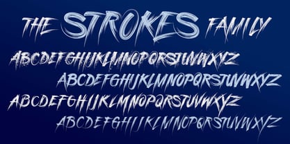 Strokes Font Poster 4