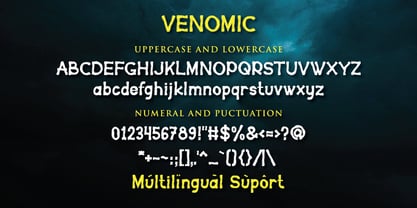 Venomic Font Poster 6