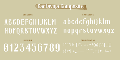 Bactaviya Variable Font Poster 4