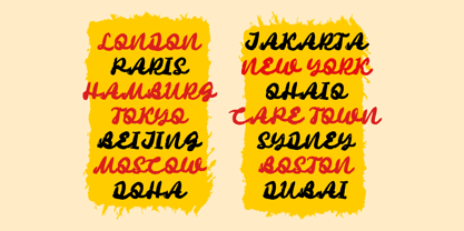 Richie Billion Font Poster 7