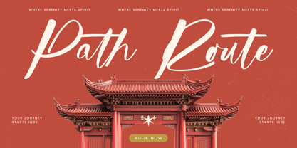 Raituly Chant Font Poster 10