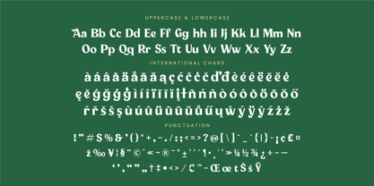 Milan Wulko Font Poster 15