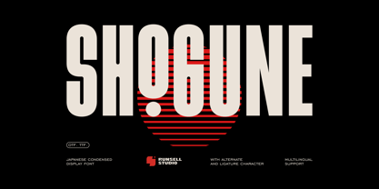 Shogune Font Poster 1