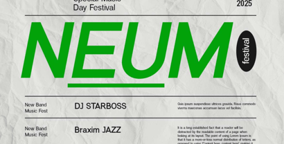 Modular Black Sans Font Poster 7