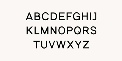 Modular Black Sans Font Poster 4