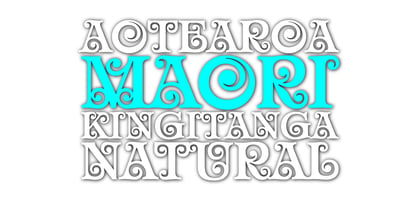 Churchward Maori Font Poster 2