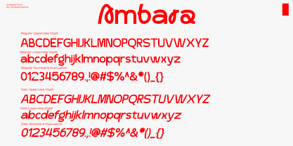Ambara Font Poster 9