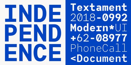 Agyx Mono Font Poster 7