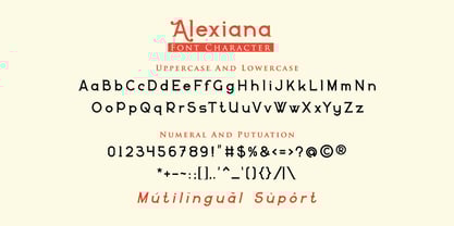 Alexiana Font Poster 6