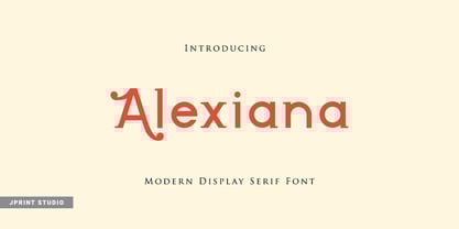 Alexiana Font Poster 1