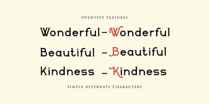 Alexiana Font Poster 4