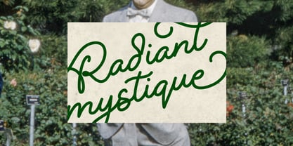 Rivaldy Monoline Script Pro Font Poster 12