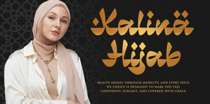 Ramadan Delight Font Poster 6