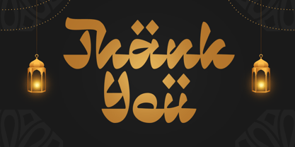 Ramadan Delight Font Poster 12