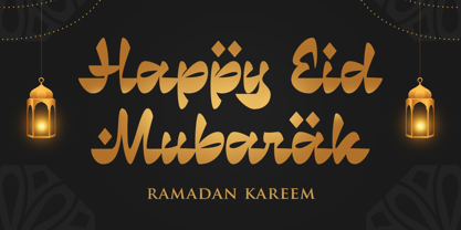 Ramadan Delight Font Poster 5