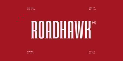 Roadhawk Font Poster 1