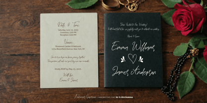 Luminous Gardenia Font Poster 5