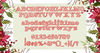 Beauty Garden Font Poster 6