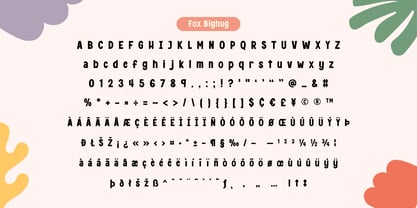 Fox Bighug Font Poster 8