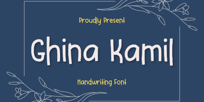 Ghina Kamil Font Poster 1