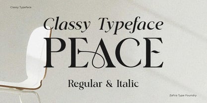 Classical Premiera Font Poster 10