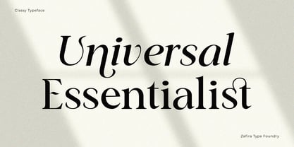 Classical Premiera Font Poster 9