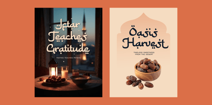 Riyadh Font Poster 4