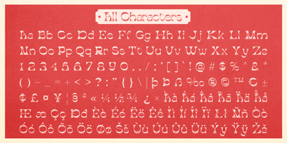 Abeleo Stamp Font Poster 6