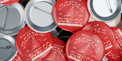 Abeleo Stamp Font Poster 3