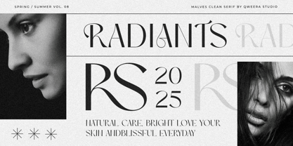 Malves Font Poster 4