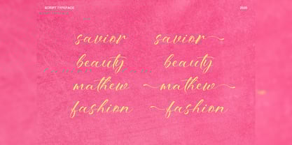 Bitteva Script Font Poster 9