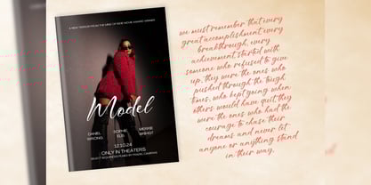 Bitteva Script Font Poster 6