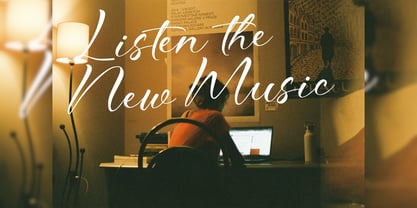 Bitteva Script Font Poster 10