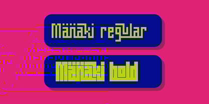 Manaki Font Poster 3