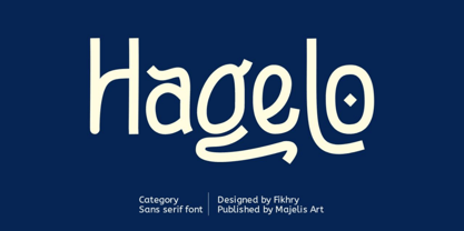 Hagelo Font Poster 1