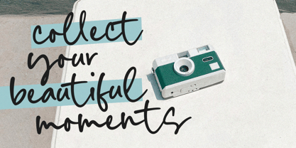 Mustard Nebula Font Poster 3